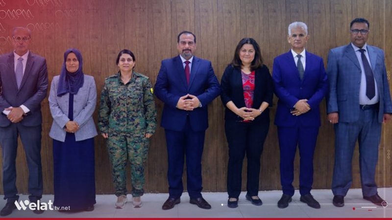 Rewangeha Sûrî: Şandeke “Rêveberiya Xweser” li Şamê ye ji bo kêmkirina girjiyan