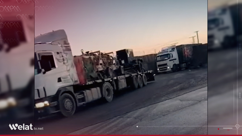 U.S. Military Convoy Leaves al-Shaddadi Base Toward Tel Kochar Crossing