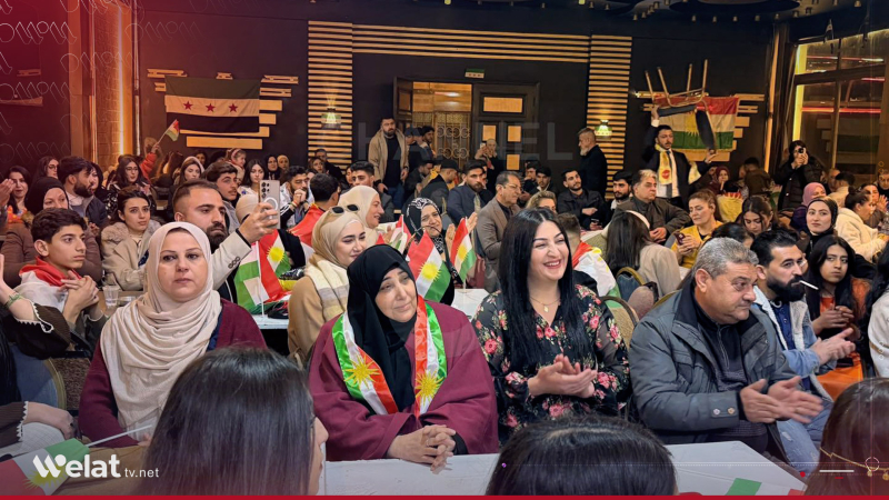 Yekem Car e Ala Kurdistanê li Şamê tê pîrozkirin û medyay Sûriyê behsa wê rojê dike 