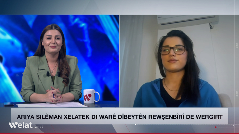 Xwendekareke ji Qamişlo xelatek di warê dîbeytên rewşenbîrî de wergirt Xwendekareke ji Qamişlo xelatek di warê dîbeytên rewşenbîrî de wergirt