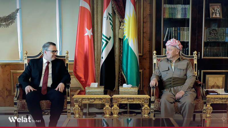 Başkan Barzani, Türkiye’nin Irak Büyükelçisi İnan’ı kabul etti