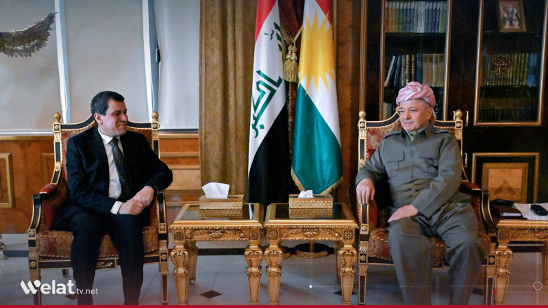 Başkan Barzani, Mazlum Abdi ile Suriye'de Kürtlerin geleceği hakkında görüştü