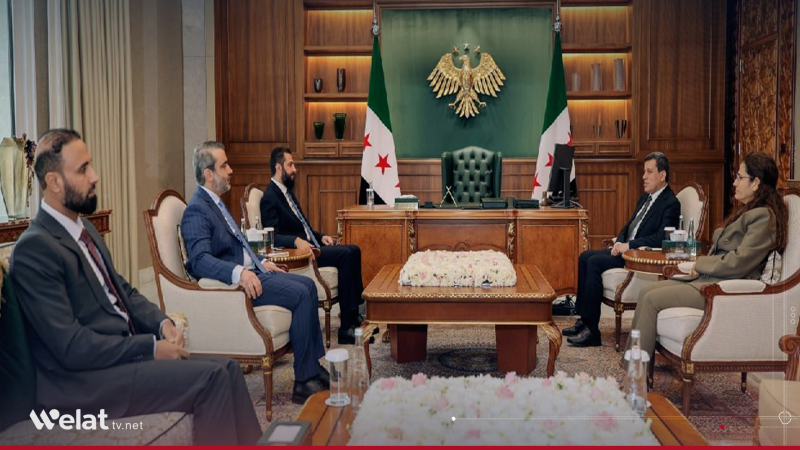 Al-Sharaa, Mazloum Abdi Discuss Progress on SDF Integration into Syrian State Institutions