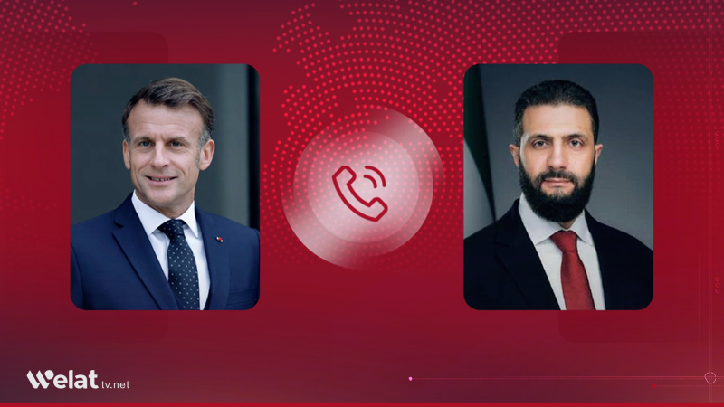 Al-Sharaa, Macron Discuss Regional Developments and Boosting Cooperation in Phone Call
