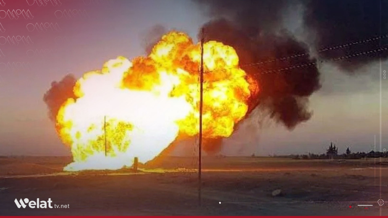 Attack on the Al-Jbessa Gas Export Pipeline in the Hasaka Countryside