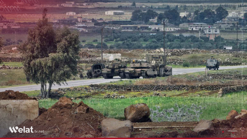 Hêzeke Israîlê derbasî gundekî Quneytirayê dibe 