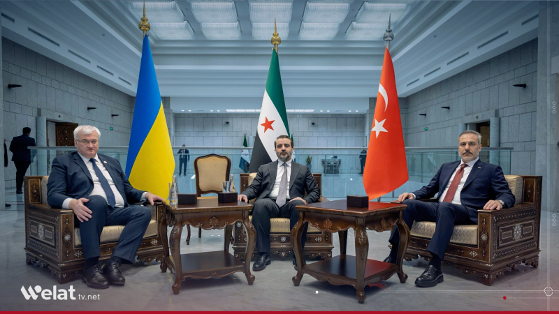Syria, Turkey, and Ukraine Discuss Boosting Trilateral Cooperation and Food Security in Damascus