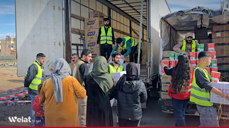 Aid Reaches 2,500 Families as Barzani Charity Foundation Expands Relief Efforts in Qamishlo, Amouda and Derik