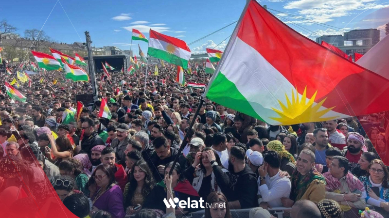 Almanya'nın Köln şehrinde Avrupa'nın en büyük Newroz kutlaması