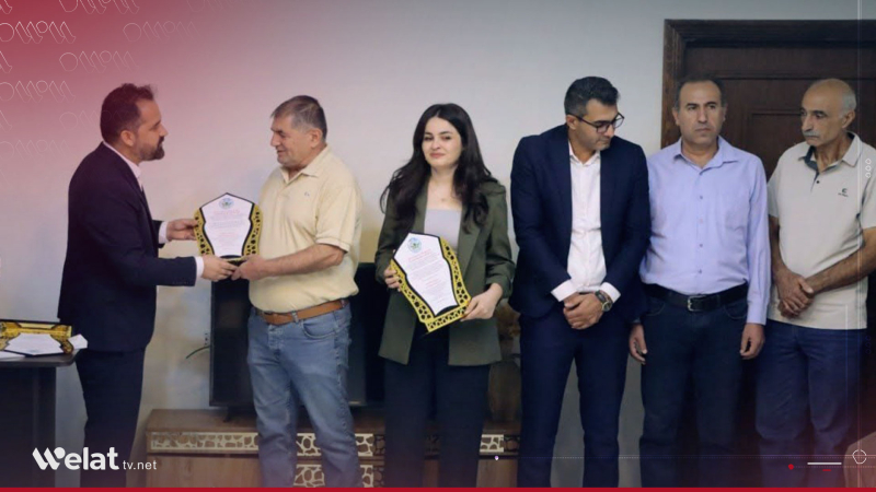 Formal Handover Ceremony Held for Qamishlo Municipal Council Presidency