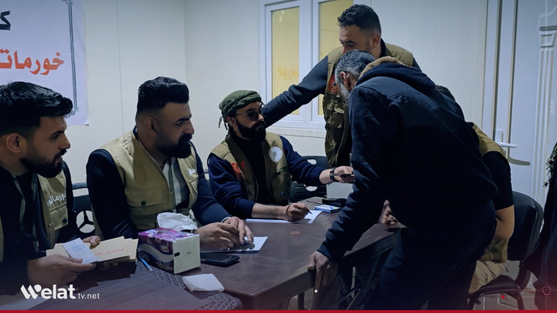 Qamishlo: Barzani Charity Distributes Financial Aid to 1,600 Displaced Families from Afrin and Sari Kaniye