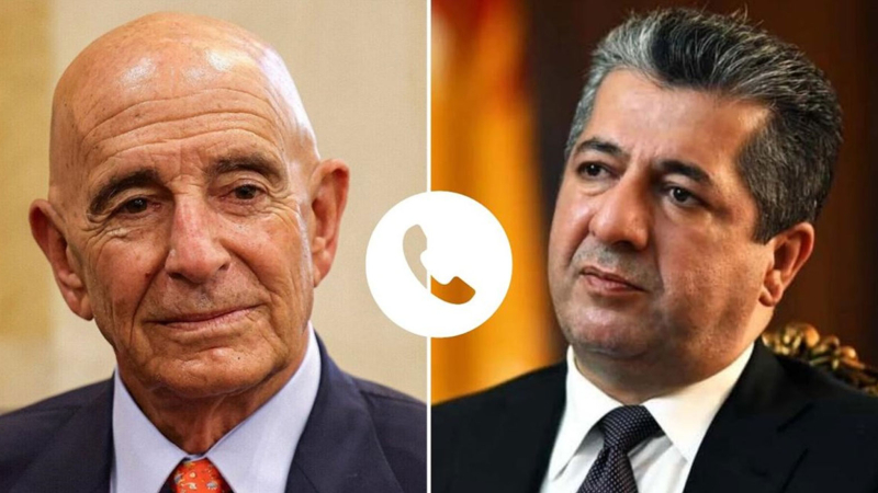 Masrour Barzani to Tom Barrack: We Highly Value the Partnership Between Erbil and Washington