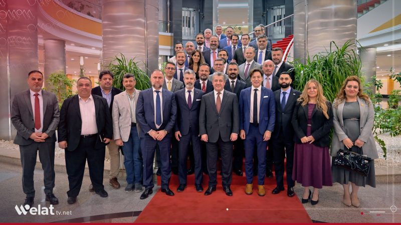 Mesrur Barzani, ABD-Suriye İş Konseyi heyetini kabul etti