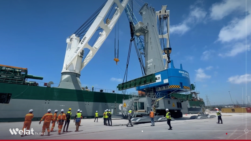 Dubai Port World Boosts Tartous Port with a Modern Crane