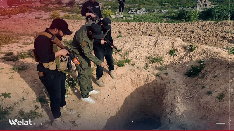 Syrian Internal Security Discovers Cross-Border Smuggling Tunnel Between Syria and Lebanon