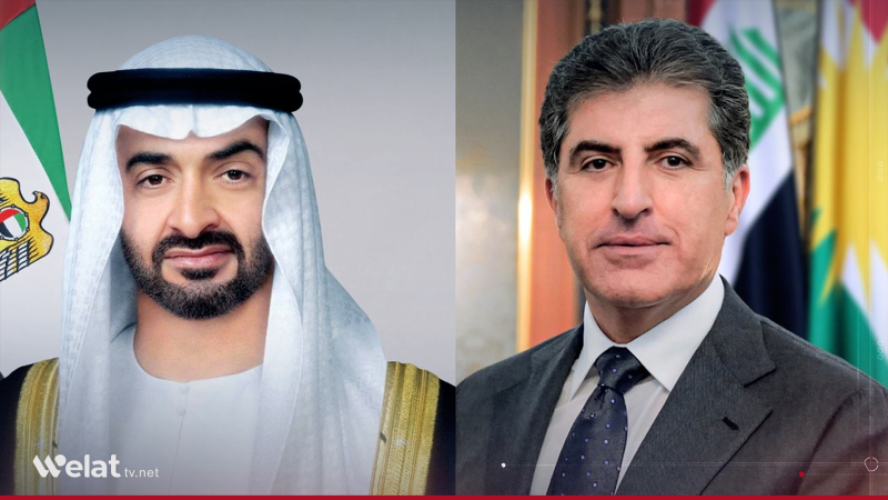 Mohammed bin Zayed to Nechirvan Barzani: We Support Stability in the Kurdistan Region