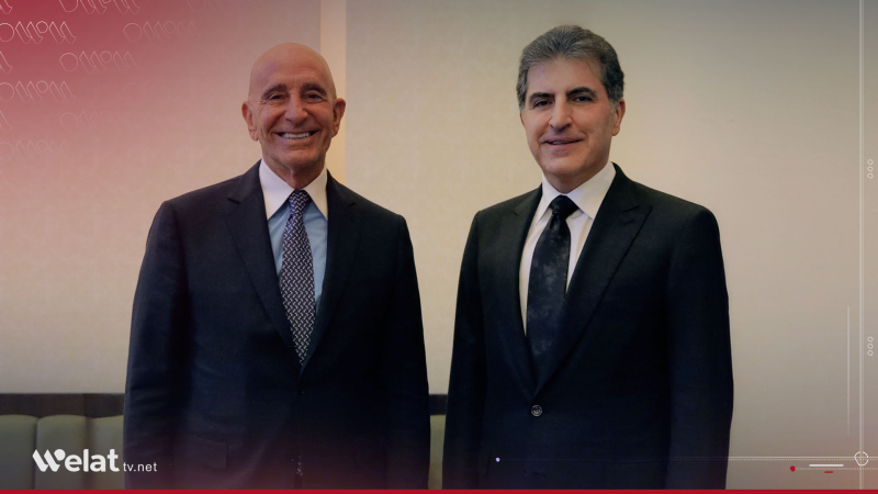 Nêçîrvan Barzanî û Barrack rewşa Kurdan li Sûriyê gotûbêj kir