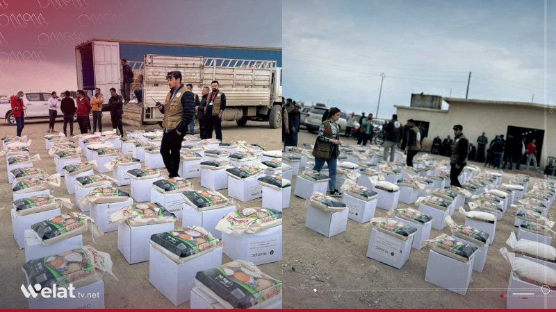Barzani Charity Delivers Aid to More Than 1,150 Families in Qamishlo, Derik, and Girke Lage