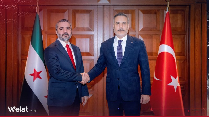 Suriye Dışişleri Bakanı Şeybani, Hakan Fidan ile Ankara'da görüştü