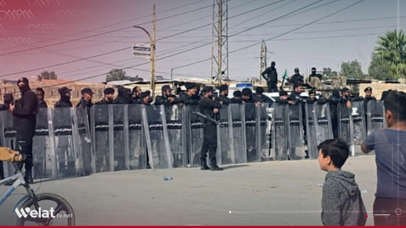 Xwepêşandanek li Hesekê bi rê ve çû û hêzên ewlehiyê destwerdan kir