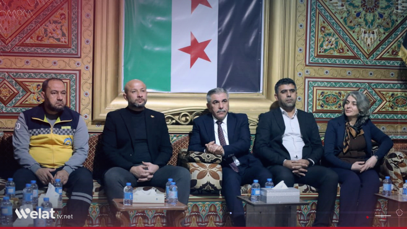 	Wezîrê Hawarçûn û Rêvebirina Karesatan yê Sûriyê û parêzgarê Hesekê civiyan