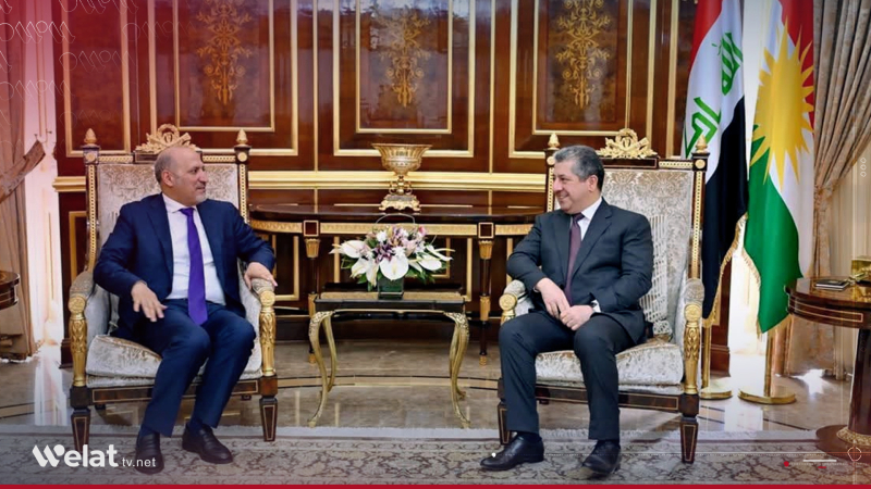 Mesrûr Barzanî û Ehmed Cerba pêşhatên Sûriyê û deverê gotûbêj kirin