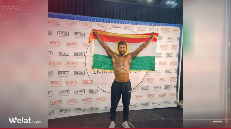 Netherlands: Kurdish athlete Achieves remarkable Success in Bodybuilding Championship