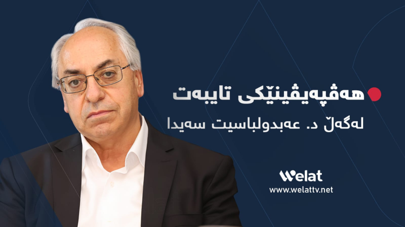 عەبدولباسیت سەیدا بۆ وڵات تیڤی: دۆزی کورد پێویستی بە پارێزەرێکی لێهاتووە