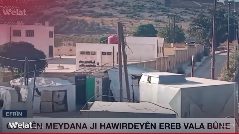 Jêderên Welat TV ji Efrînê: 520 malbatên Ereb ji gundên Meydana derketine