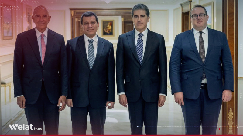 Nêçîrvan Barzanî, Tom Barrack û Mezlûm Ebdî civiyan 