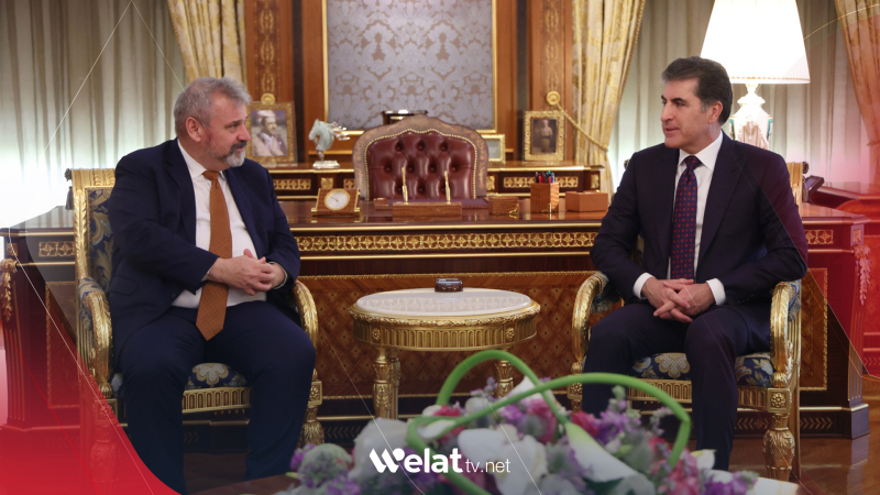 Nêçîrvan Barzanî û Tomas Seiler rewşa Sûriyê gotûbêj kir 