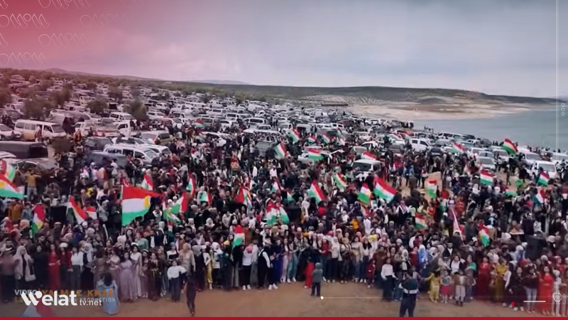 Hunermend Aslan Şêr klîpekê belav dike