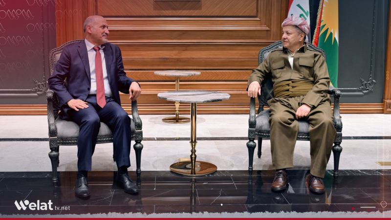 Serok Barzanî û Ehmed El-Cerba rewşa Sûriyê gotûbêj kir  