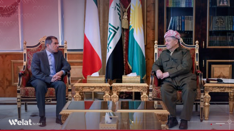 Serok Barzanî bo Balyozê Kiwêtê: Êşa me hevbeş e 