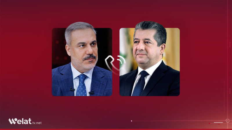 Mesrûr Barzanî û Hakan Fîdan tekeziyê li ser girîngiya parastina aramî û seqamgîriya deverê dikin